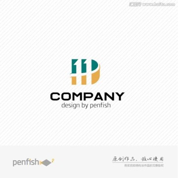 字母DH組合LOGO