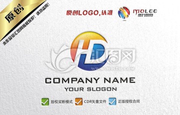 HD字母组合LOGO设计