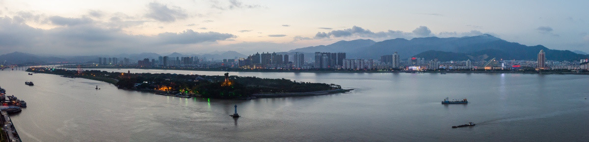 江心屿 夜景