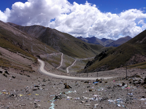 西藏风光 盘山公路