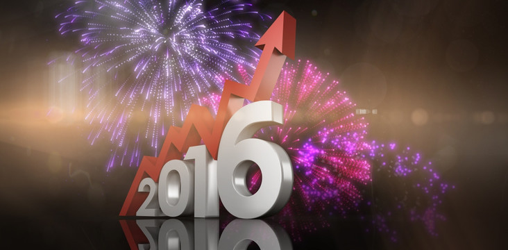 2016幅彩色的煙花