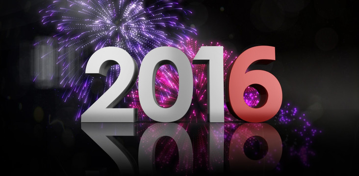 2016幅彩色的煙花