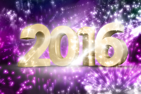 2016幅彩色的煙花