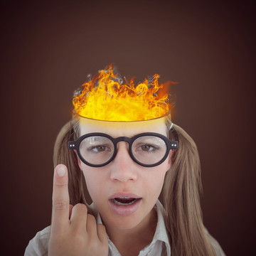 女商人思考的復(fù)合形象