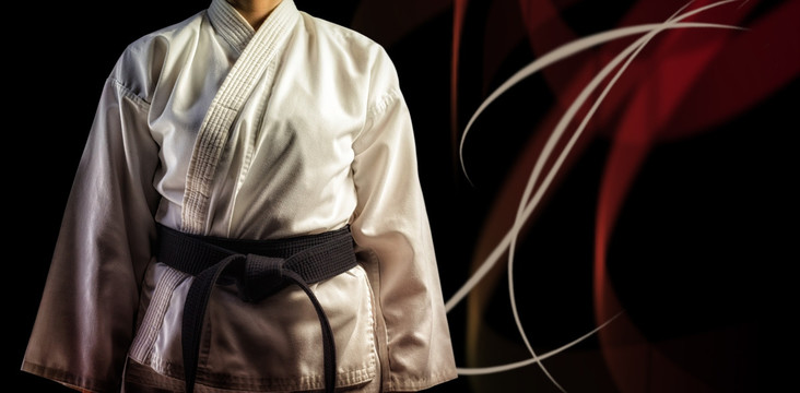 練著武術(shù)的男運(yùn)動(dòng)員