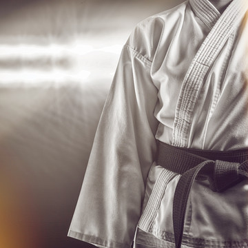 練著武術(shù)的男運動員
