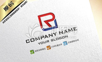 R字母创意大气LOGO