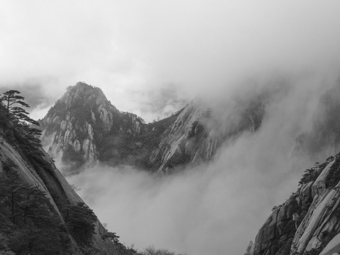 水墨黄山