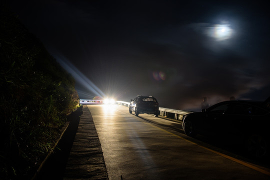 大罗山夜景