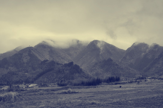 老照片三清山