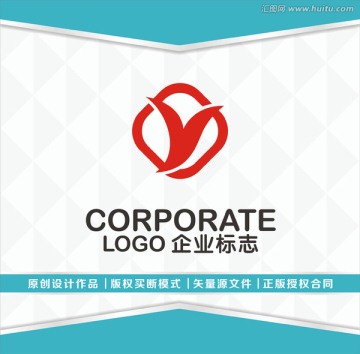 Y字母logo