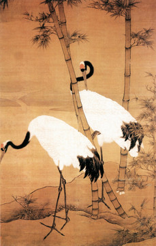 邊景昭 雙鶴圖