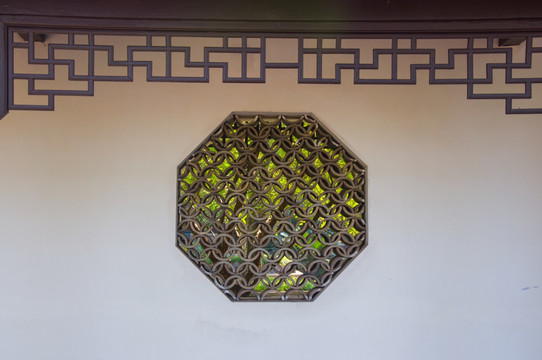 中式墙窗