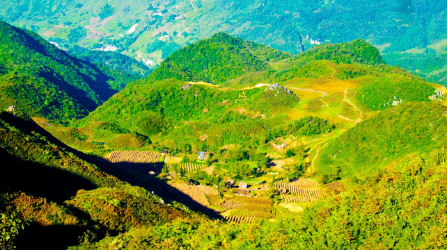 山地 山里人家