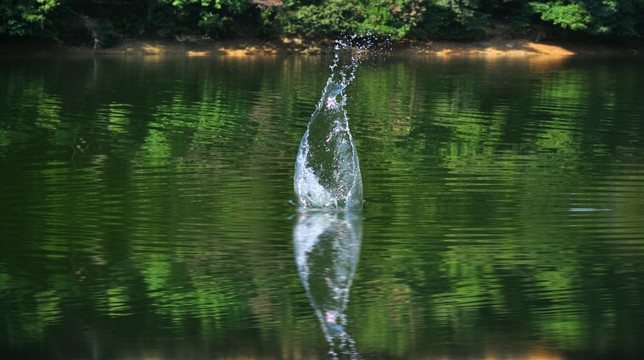 湖面浪花