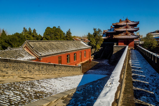 岱庙雪景