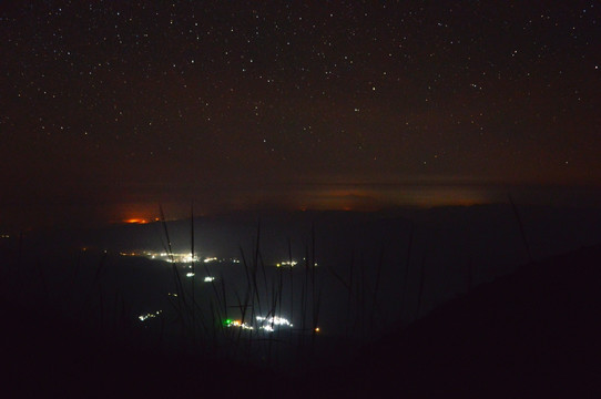 乡村夜景