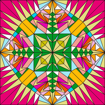 幾何花紋