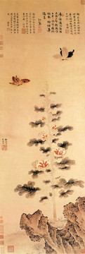 葵石蛺蝶圖 戴進