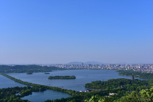 西湖全景