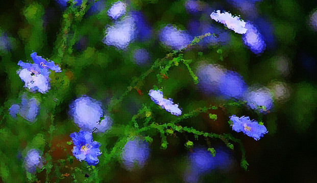 花卉油畫