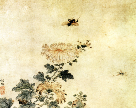 花鳥圖 胡糙