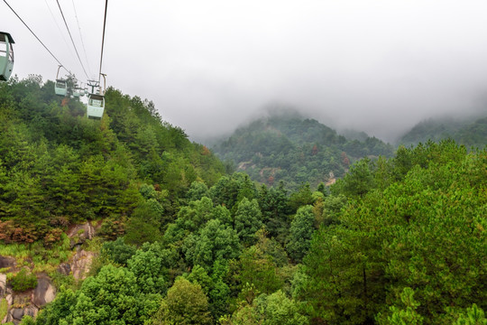 庐山秀峰云雾