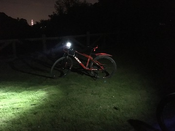 夜景 自行车 脚踏车 平原夜色