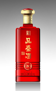 酒瓶分層效果圖