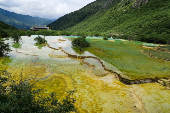 黄龙风景区 五彩池