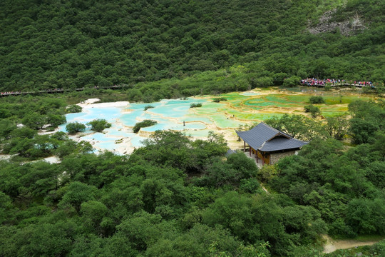 黄龙风景区 五彩池