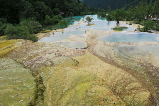 黄龙风景区 五彩池