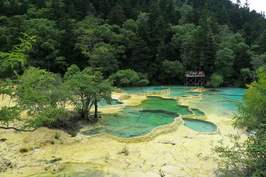 黄龙风景 黄龙旅游