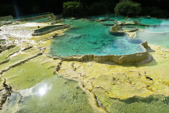 黄龙风景区 五彩池