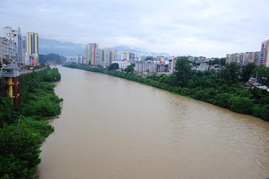 城市洪流