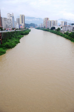 洪水河流
