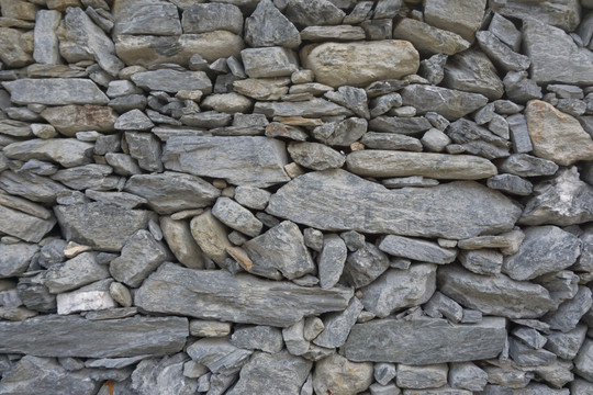 藏族民居石墙 原生态石墙