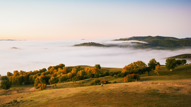 晨霧 風(fēng)景 層巒疊嶂 云霧繚