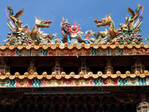 台湾庙宇雕饰