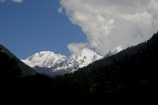 雪山 西藏风光