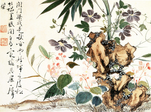 金明 花鳥蟲魚圖之二