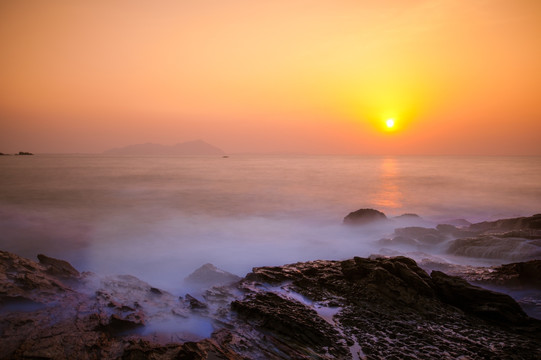 深圳黑岩角日出