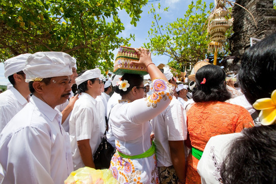 巴厘岛土著民 祭祀活动