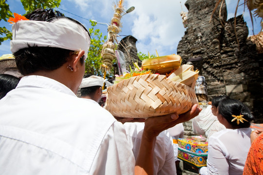 巴厘岛土著民 祭祀活动