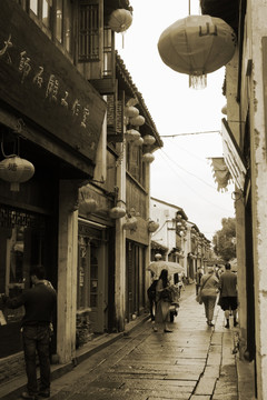 苏州古镇复古照片