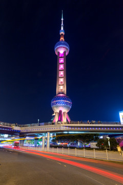 东方明珠夜景