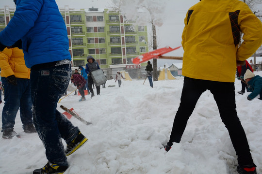 校园清雪