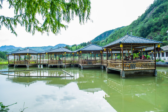 水上度假村农家 水上建筑