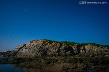 海滩夜色