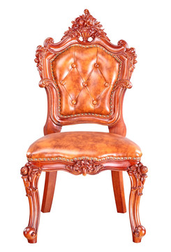 红木椅子皮椅